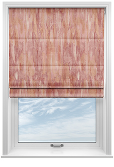 Waterfall, Romance - Motorised Roman Blind